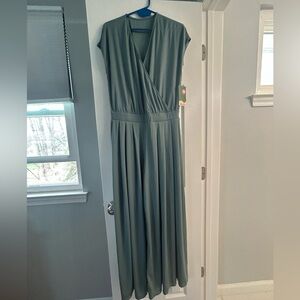 Halará Stone Green Jumpsuit NWT